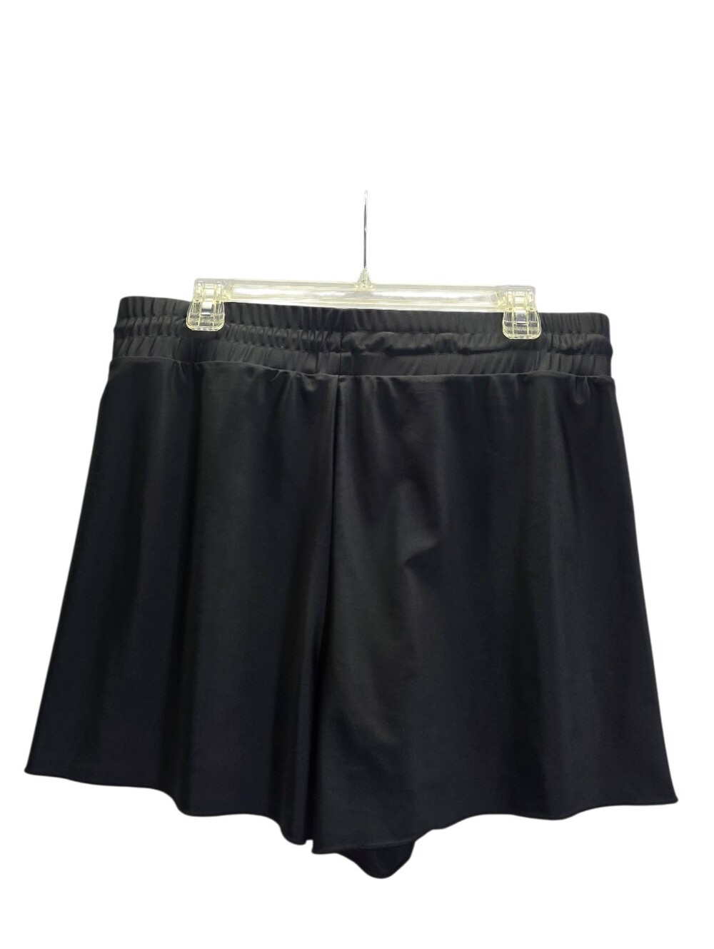 NWT SUMMERSALT BLACK SWIM SHORTS SKORT SWIMSUIT COVER UP SIZE L - Picture 2 of 8